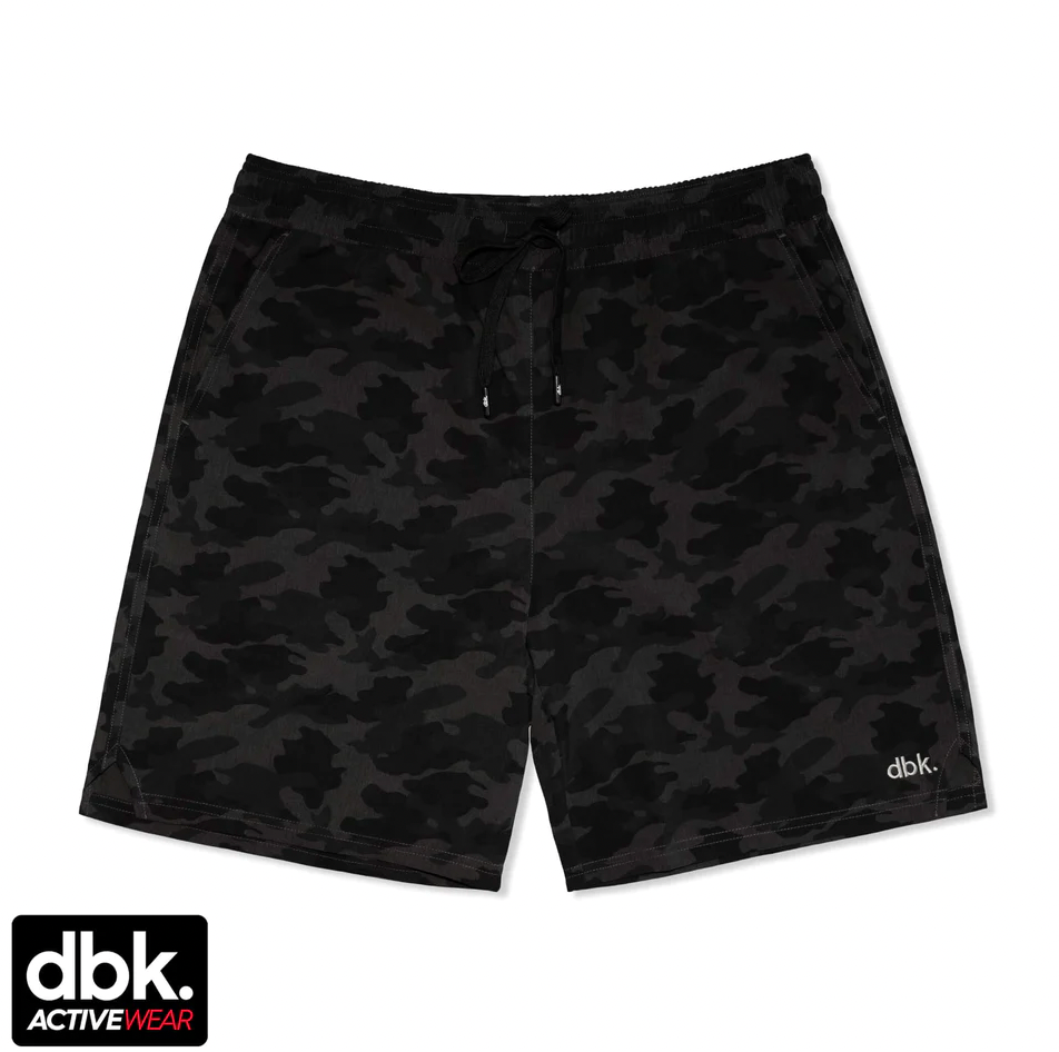 DBK TRAINER SHORTS - BLACK CAMO